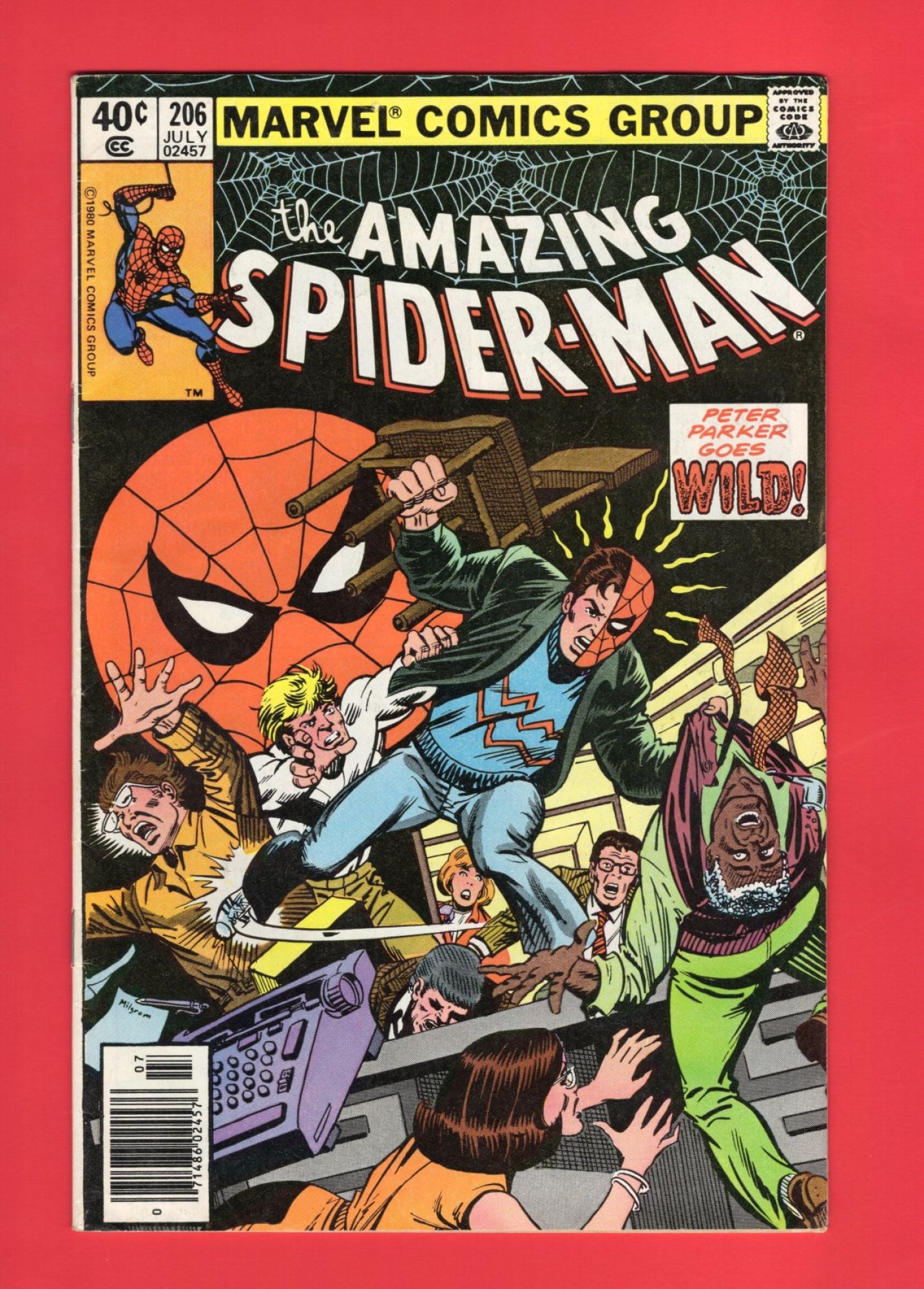 Amazing Spider-Man #206 (Jul 1980), 7.0 FN/VF Newsstand