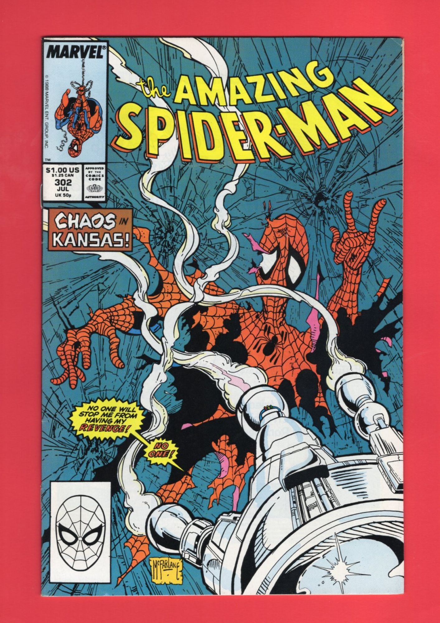 Amazing Spider-Man #302 (Jul 1988), 7.5 VF-