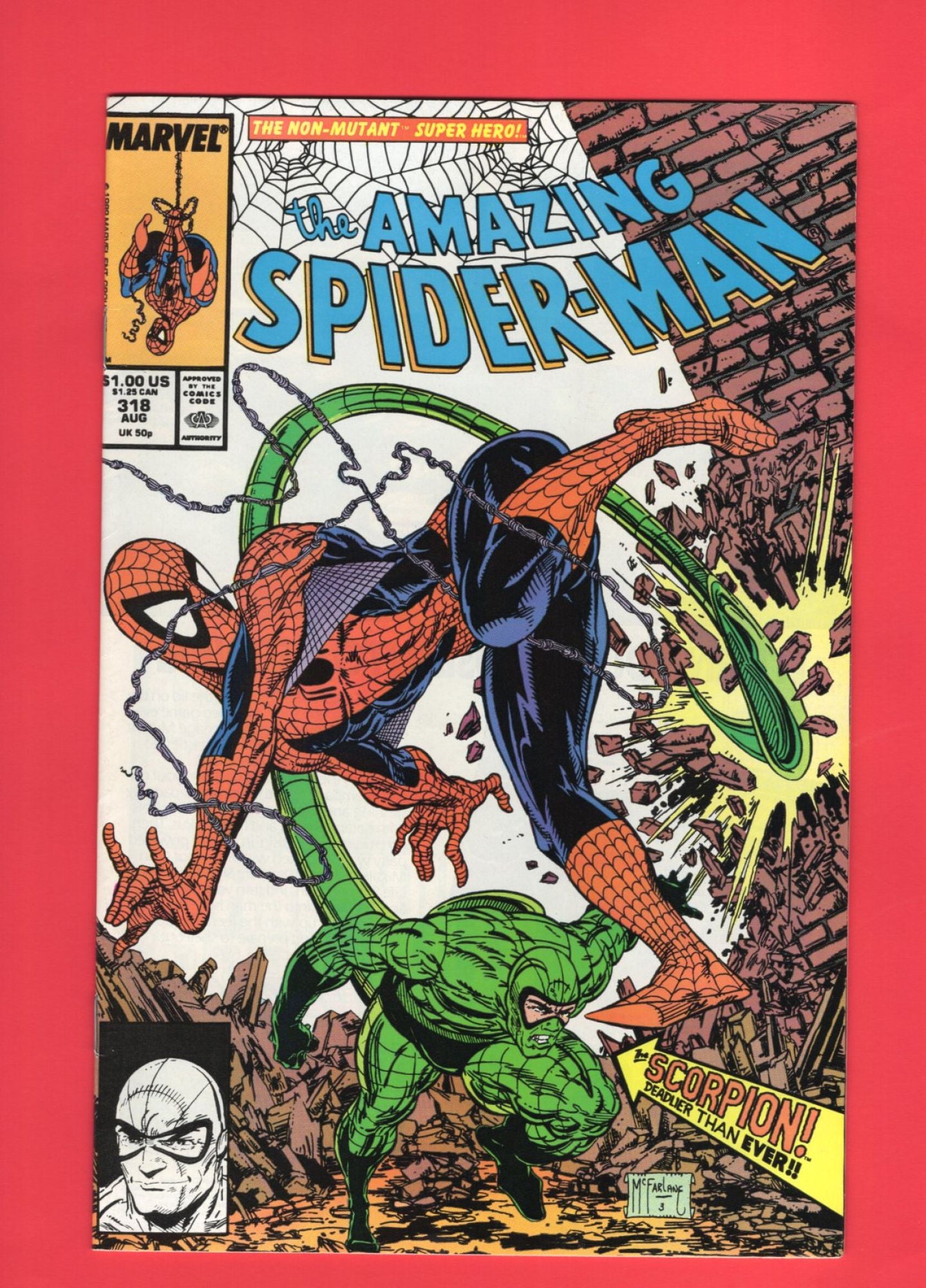 Amazing Spider-Man #318 (Aug 1989), 9.2 NM-
