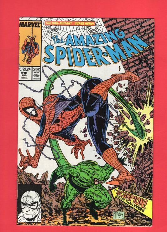 Amazing Spider-Man #318 (Aug 1989), 9.2 NM-
