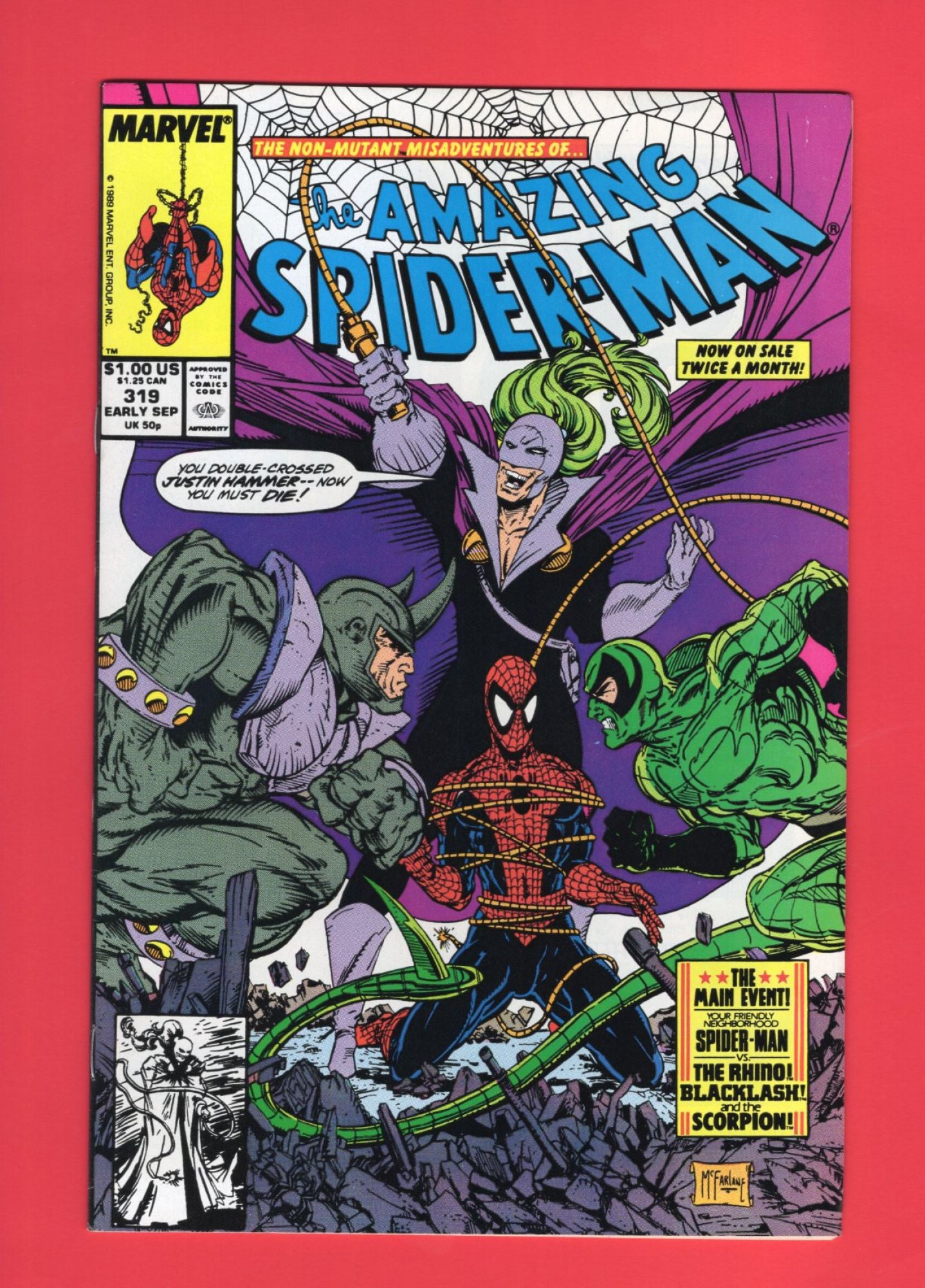 Amazing Spider-Man #319 (Sep 1989), 8.5 VF+