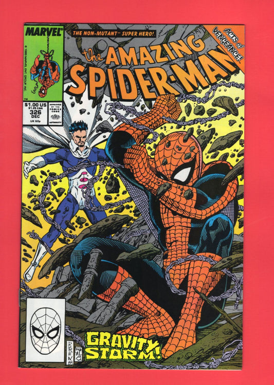Amazing Spider-Man #326 (Dec 1989), 9.2 NM-