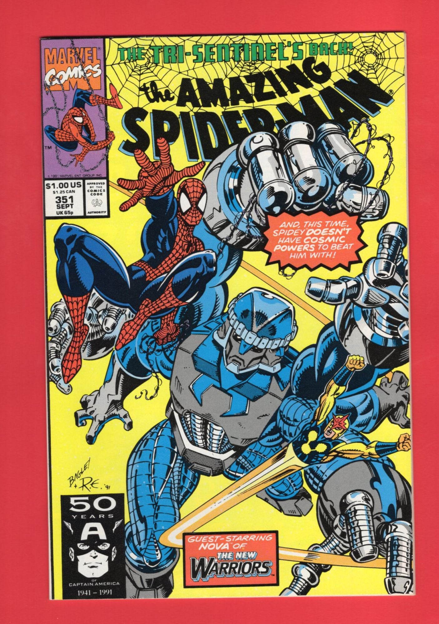 Amazing Spider-Man #351 (Sep 1991), 9.2 NM-