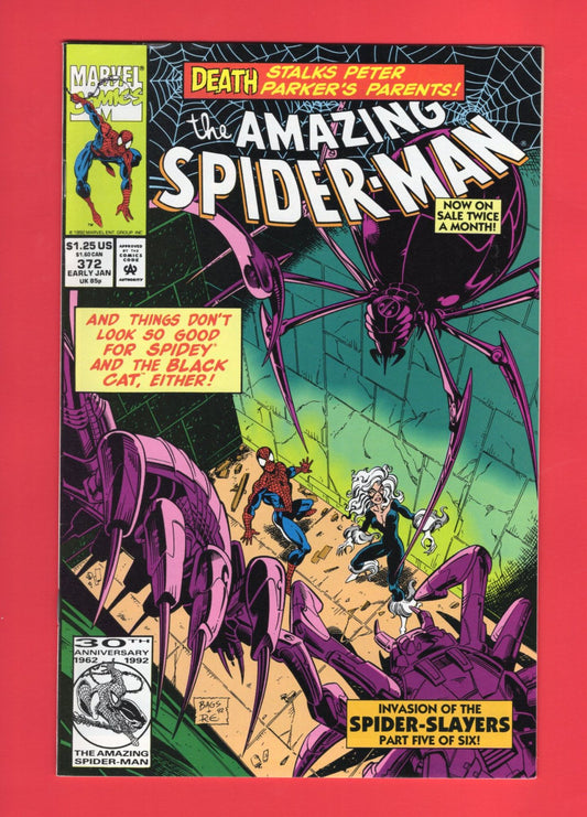 Amazing Spider-Man #372 (Jan 1993), 9.2 NM-