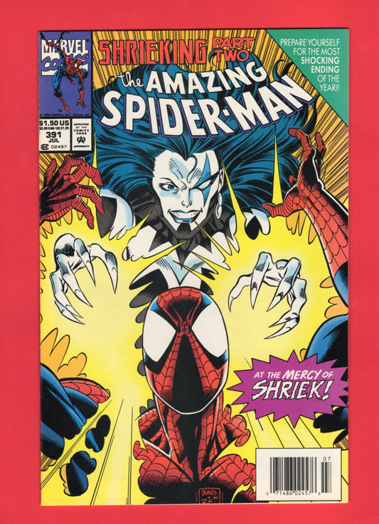Amazing Spider-Man #391 (Jul 1994), 7.5 VF- Newsstand