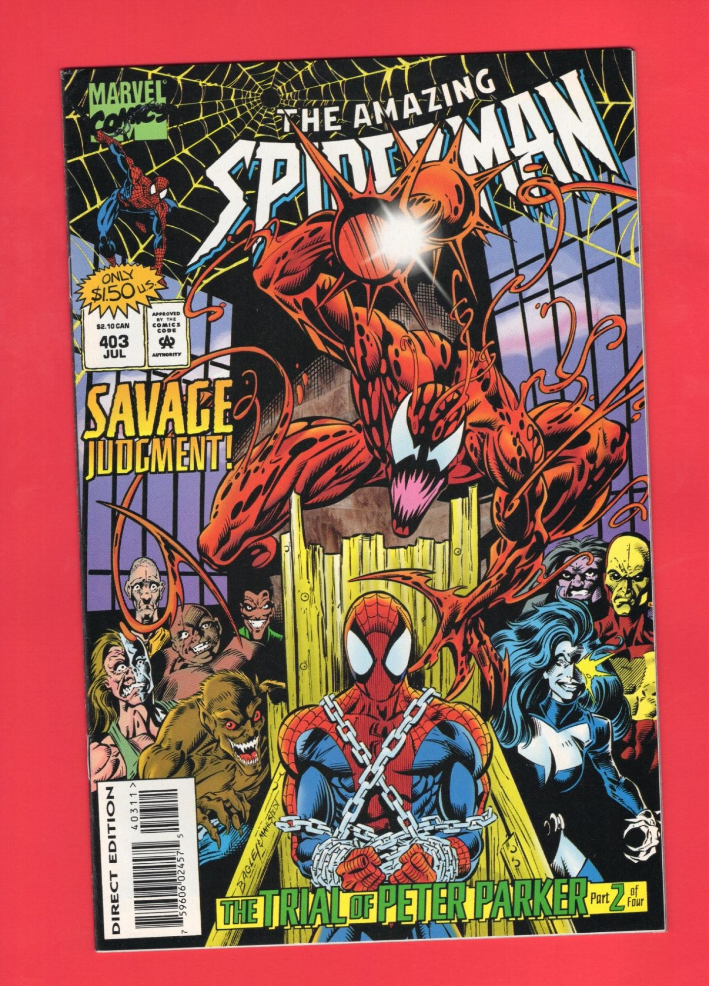 Amazing Spider-Man #403 (Jul 1995), 9.2 NM-