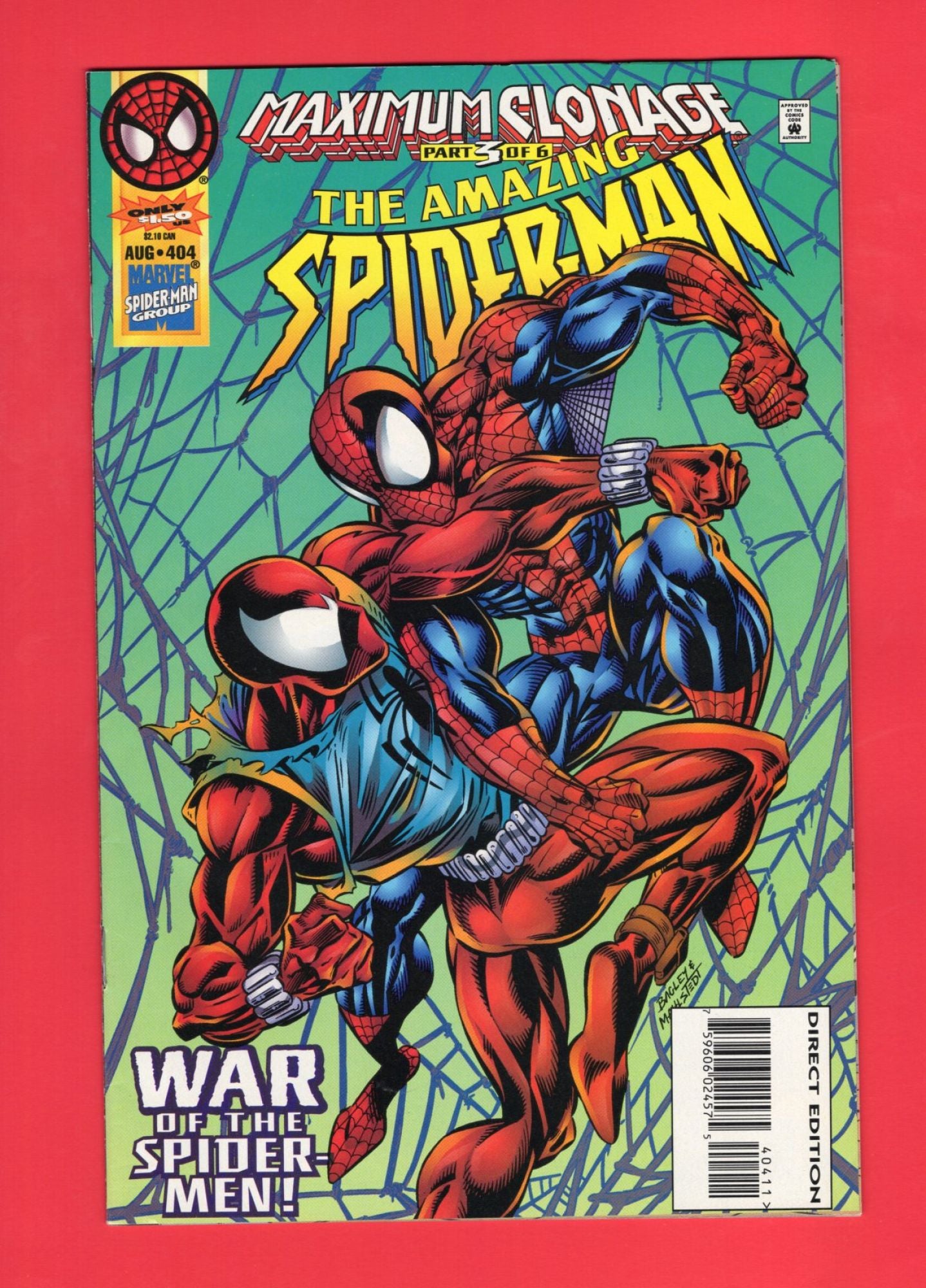 Amazing Spider-Man #404 (Aug 1995), 9.2 NM-