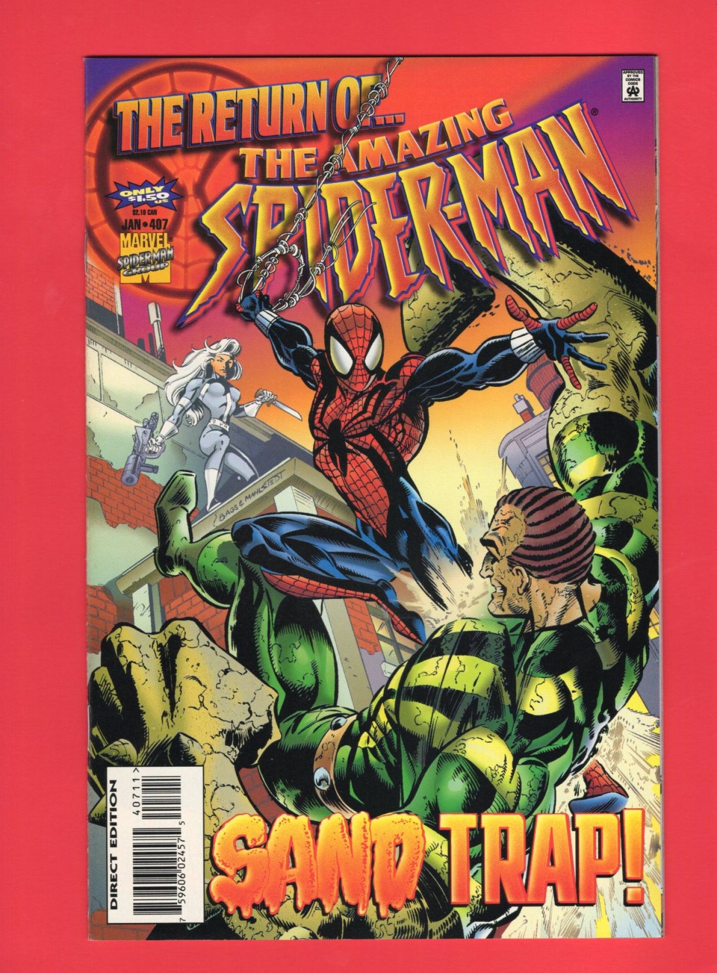 Amazing Spider-Man #407 (Jan 1996), 9.2 NM-