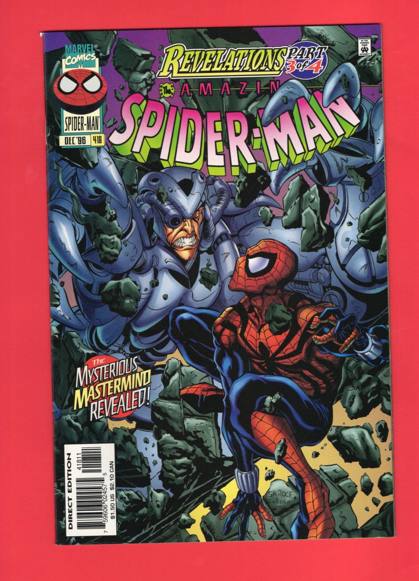 Amazing Spider-Man #418 (Dec 1996), 8.5 VF+