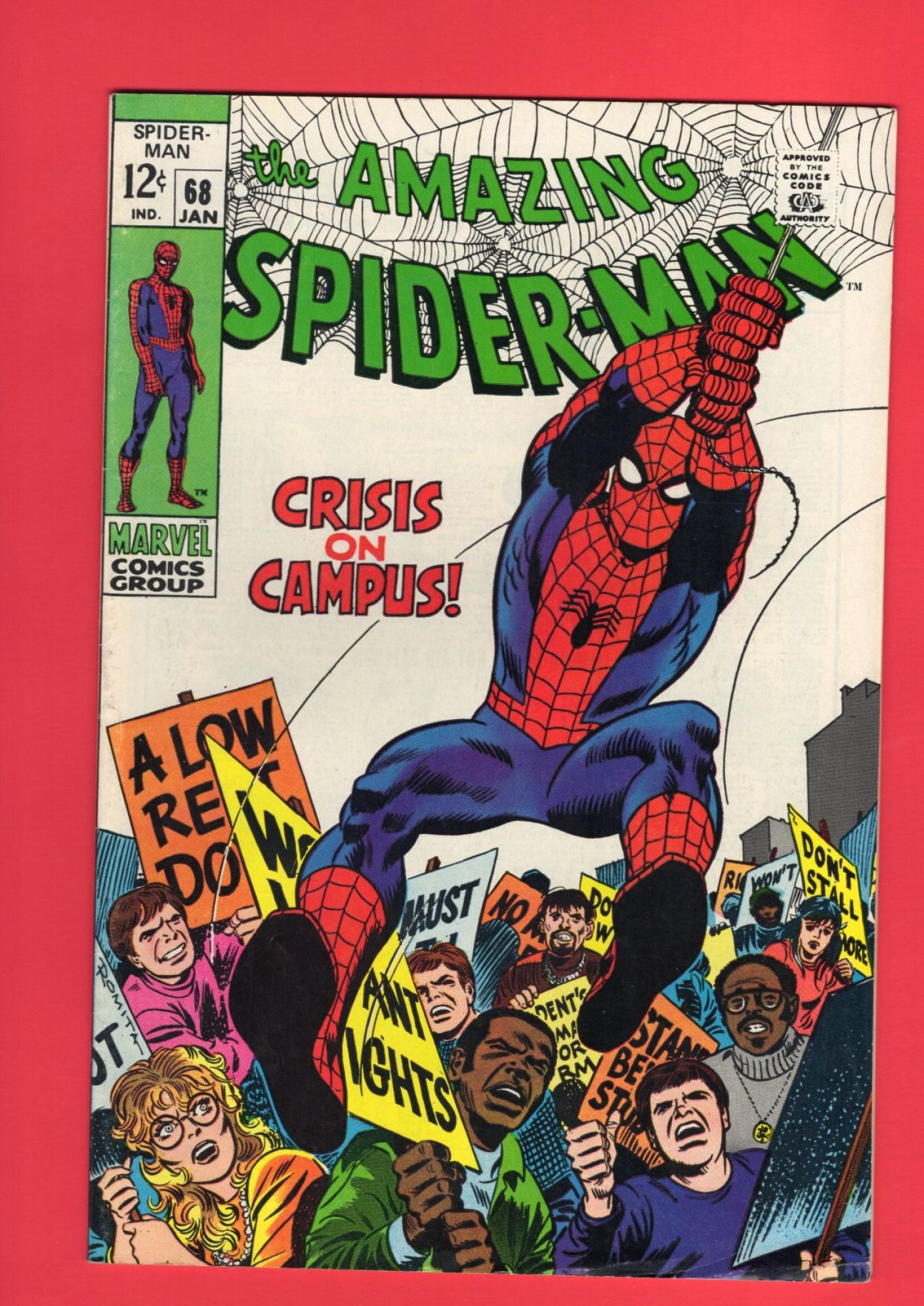 Amazing Spider-Man #68 Jan 1969 front cover