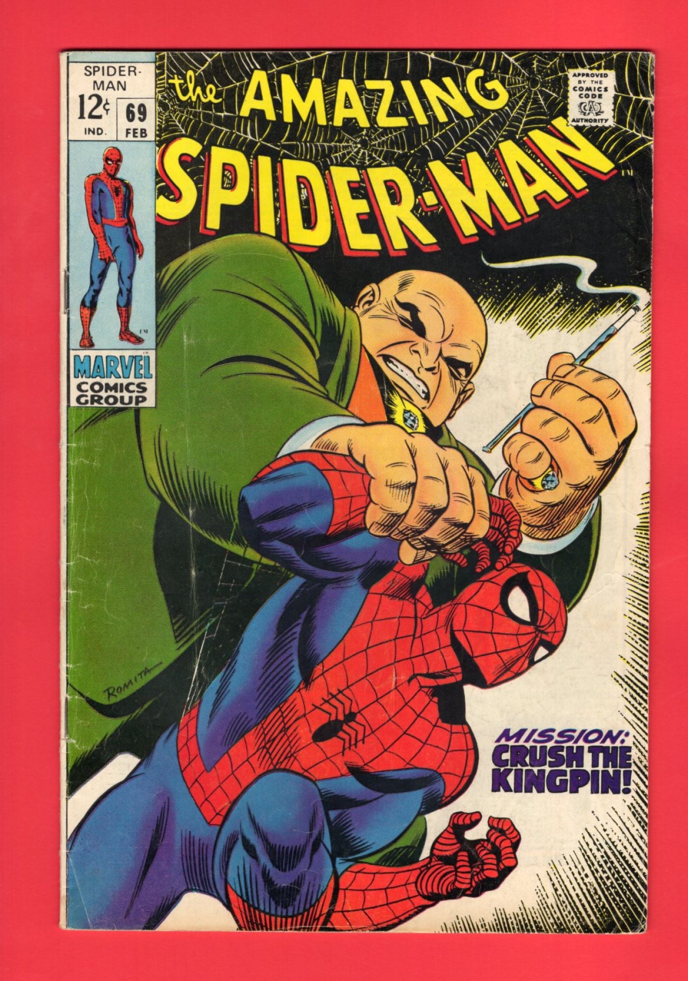 Amazing Spider-Man #69 Feb 1969 front cover