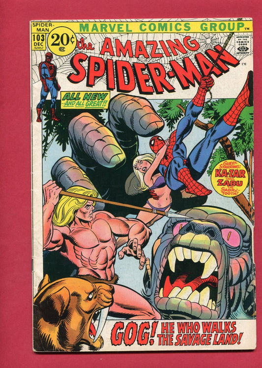 Amazing Spider-Man #103 (Dec 1971), 5.0 VG/FN