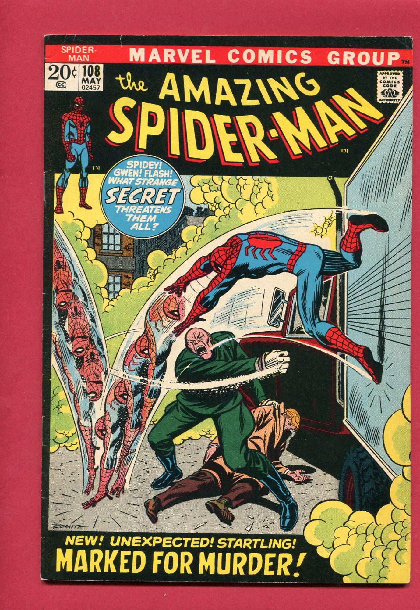Amazing Spider-Man #108 (May 1972), 5.5 FN-