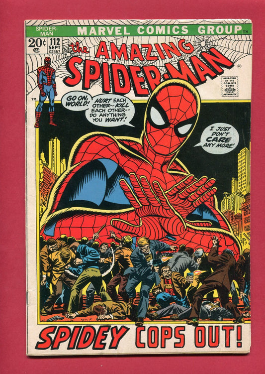Amazing Spider-Man #112 (Sep 1972), 5.0 VG/FN