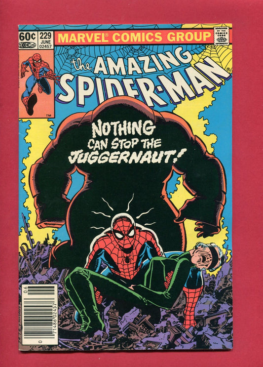 Amazing Spider-Man #229 (Jun 1982), 8.5 VF+ Newsstand