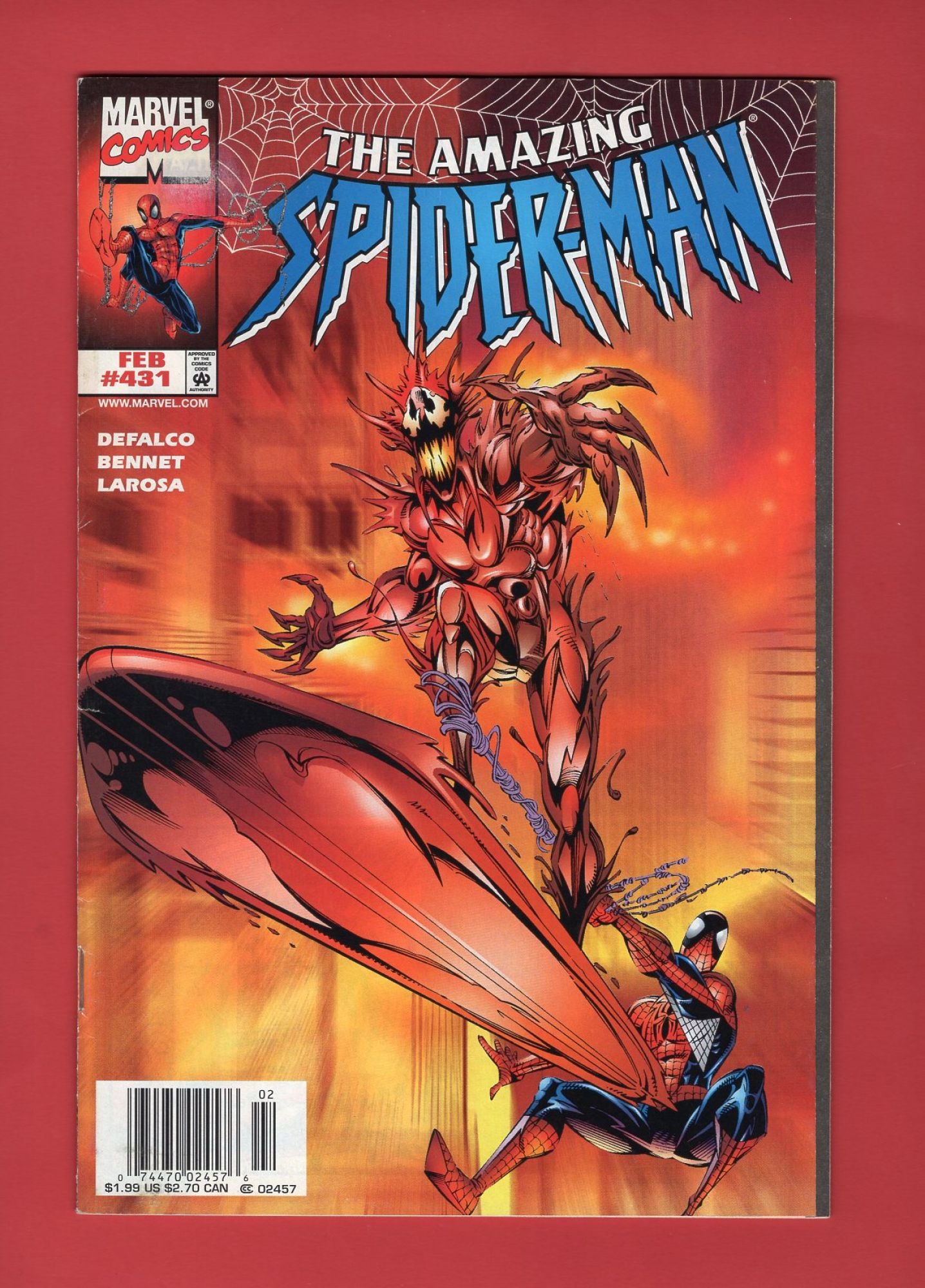 Amazing Spider-Man #431 (Feb 1998), 6.0 FN Newsstand