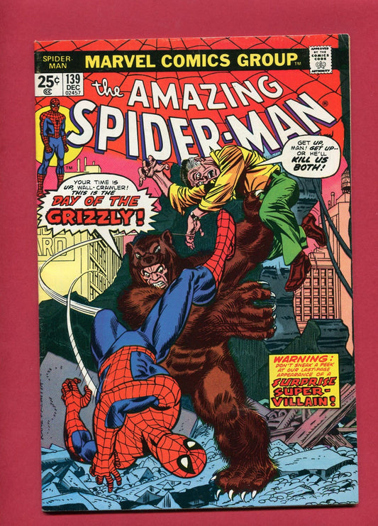Amazing Spider-Man #139 (Dec 1974), 7.5 VF-