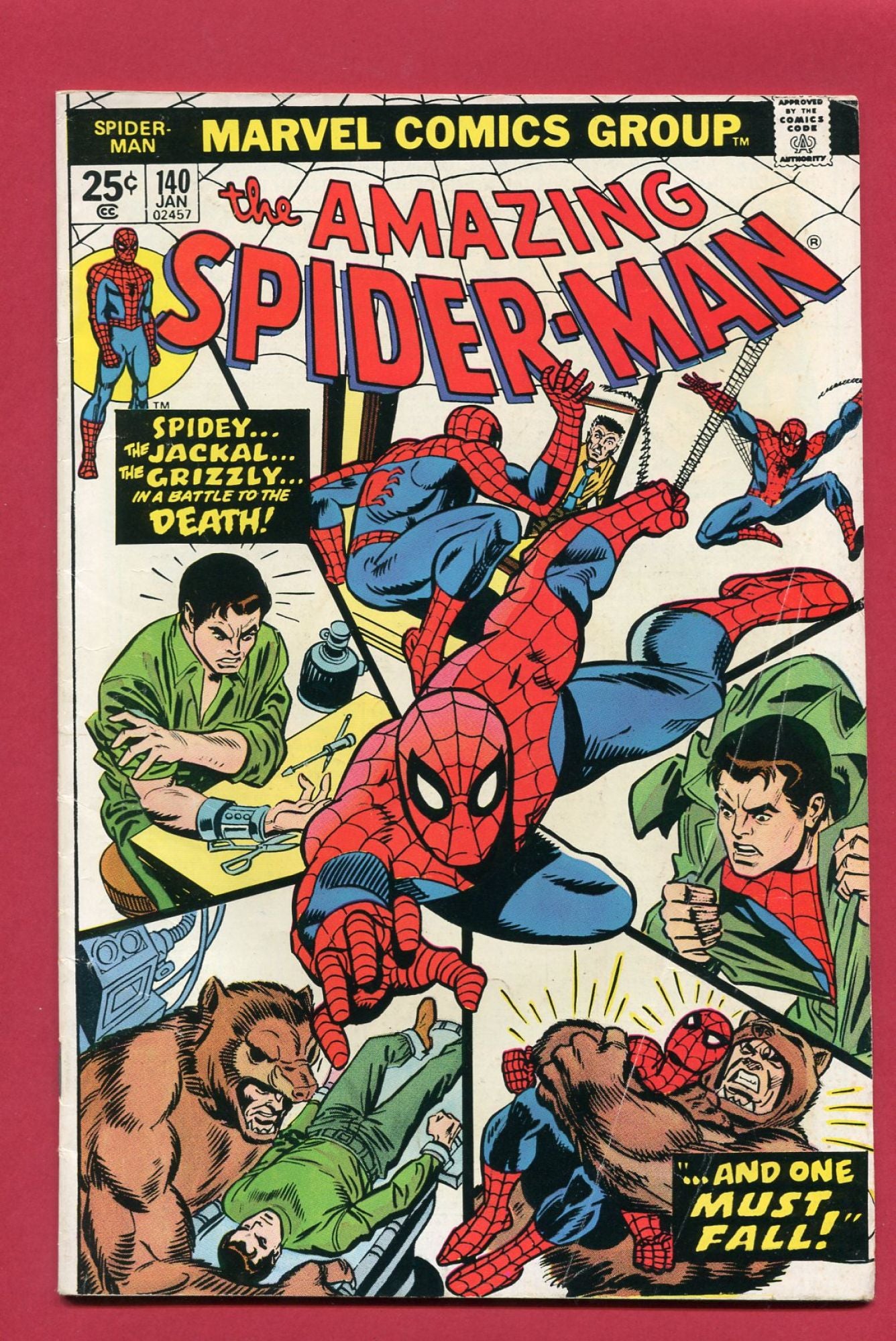 Amazing Spider-Man #140 (Jan 1975), 5.5 FN-