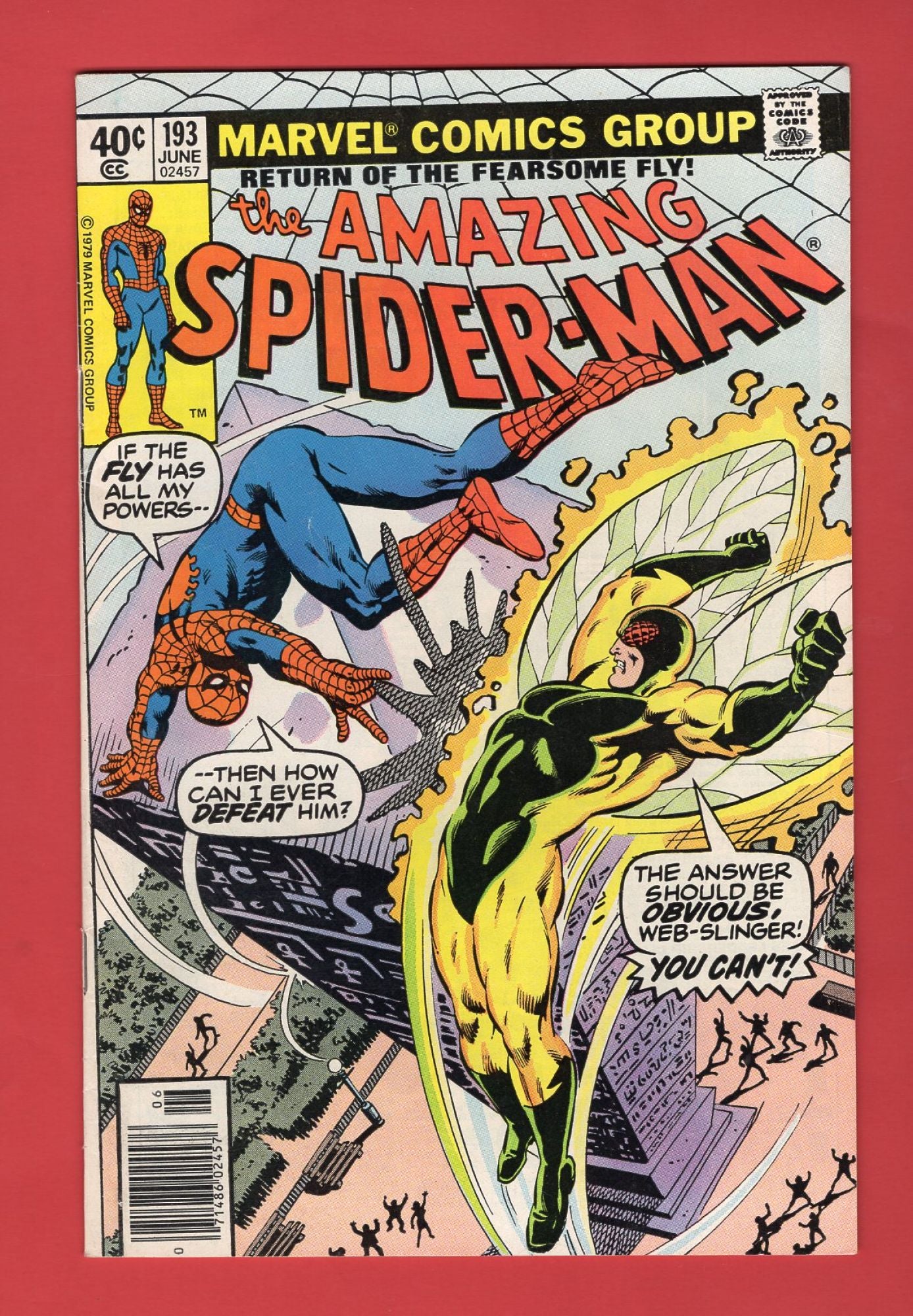 Amazing Spider-Man #193 (Jun 1979), 7.5 VF- Newsstand