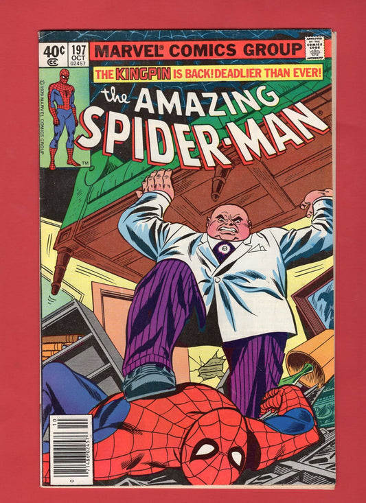 Amazing Spider-Man #197 (Oct 1979), 7.5 VF- Newsstand