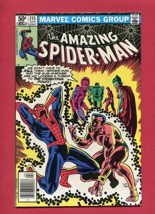 Amazing Spider-Man #215 (Apr 1981), 8.0 VF Newsstand