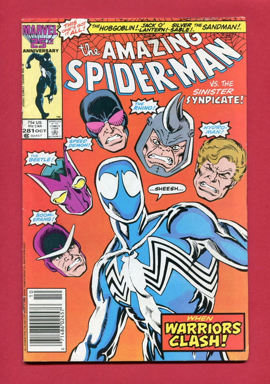 Amazing Spider-Man #281 (Oct 1986), 7.0 FN/VF