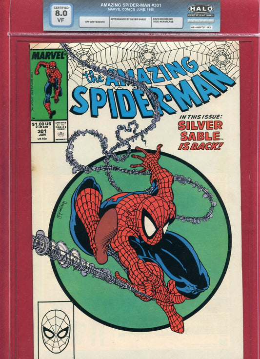 Amazing Spider-Man #301 (Jun 1988), Jun 1988, 8.0 Halo Soft Slab