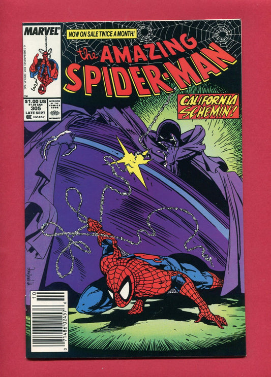 Amazing Spider-Man #305 (Sep 1988), 8.5 VF+ Newsstand