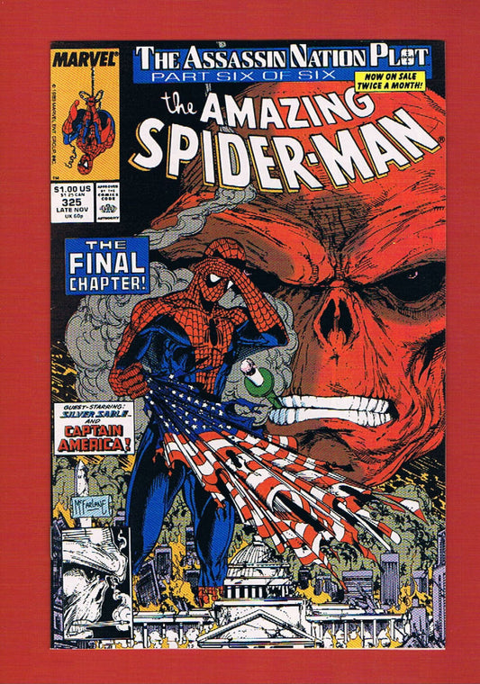 Amazing Spider-Man #325 (Nov 1989), 9.2 NM-