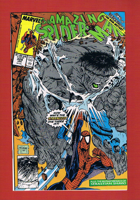 Amazing Spider-Man #328 (Jan 1990), 9.2 NM-