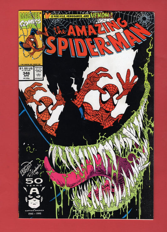 Amazing Spider-Man #346 (Apr 1991), 8.5 VF+