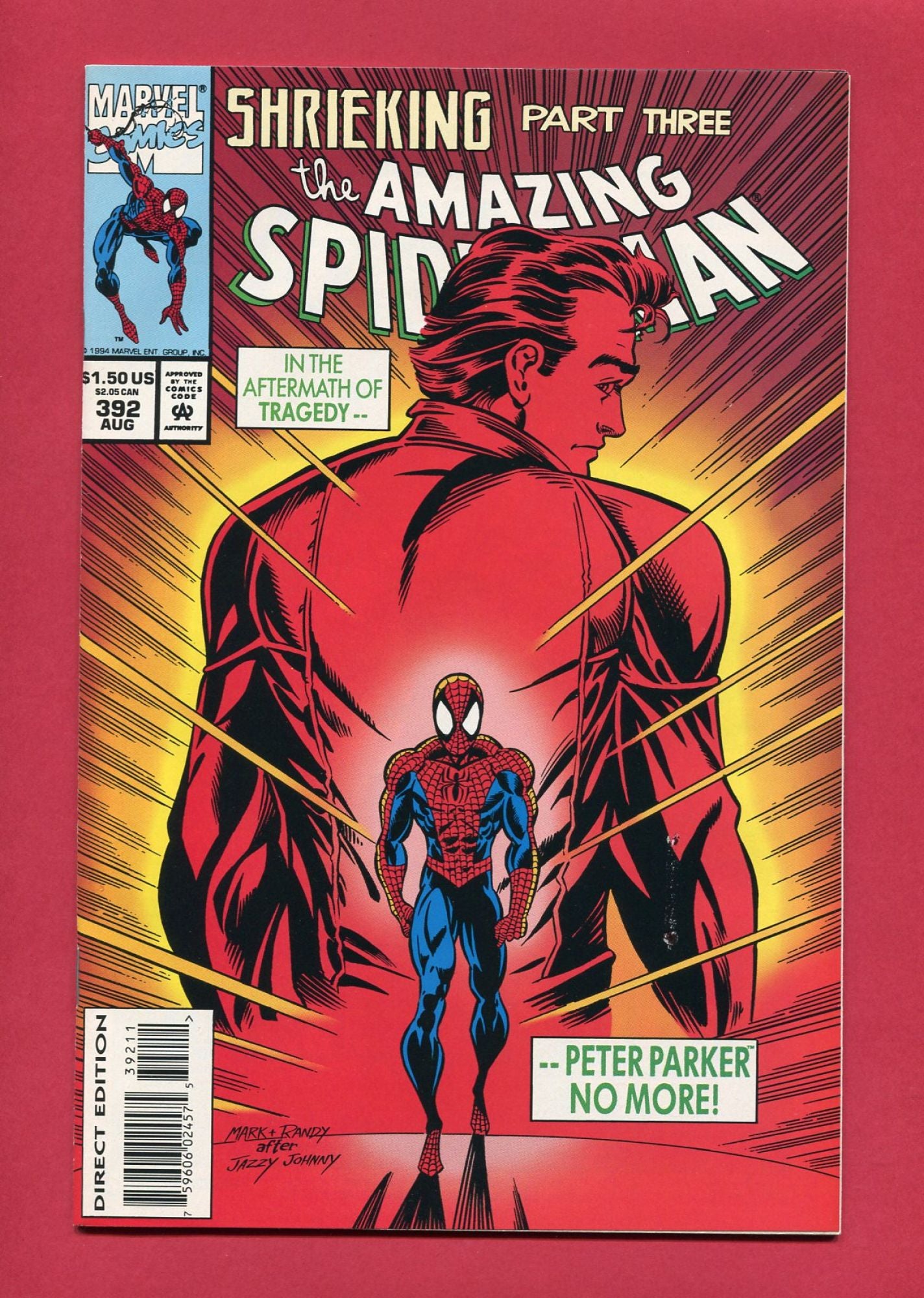 Amazing Spider-Man #392 (Aug 1994), 9.2 NM-