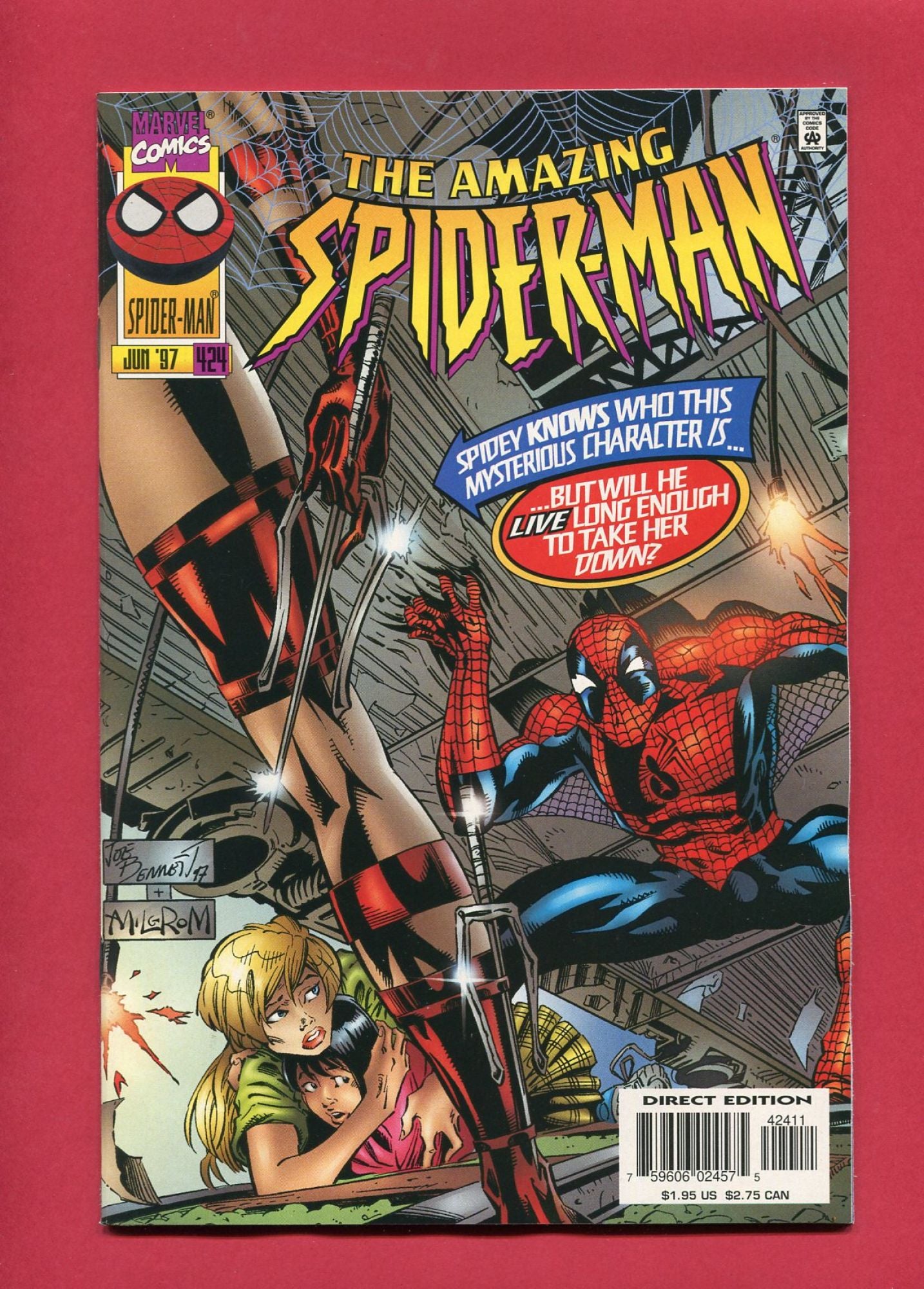 Amazing Spider-Man #424 (Jun 1997), 9.2 NM-