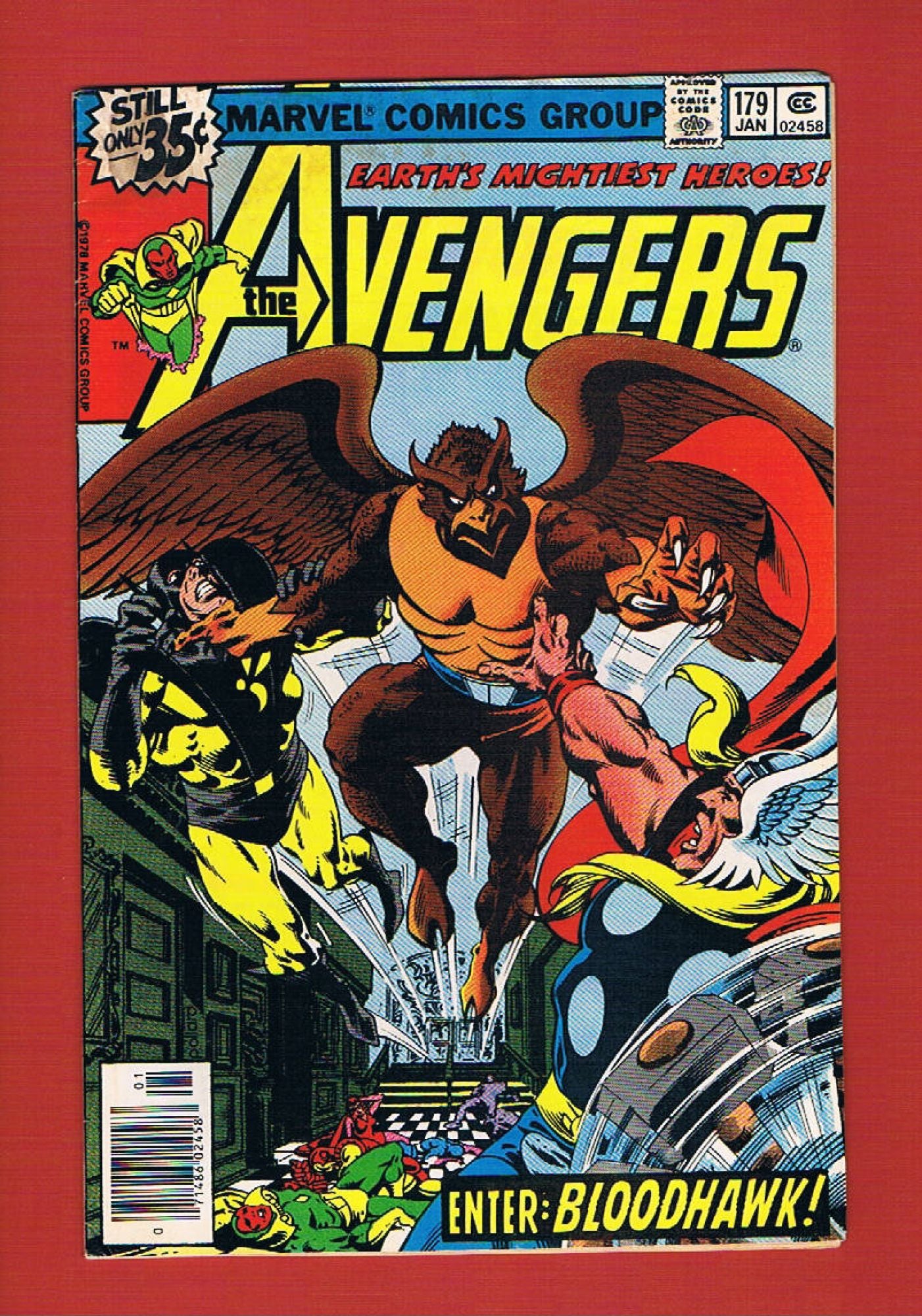 Avengers #179 (Jan 1979), 5.0 VG/FN Newsstand