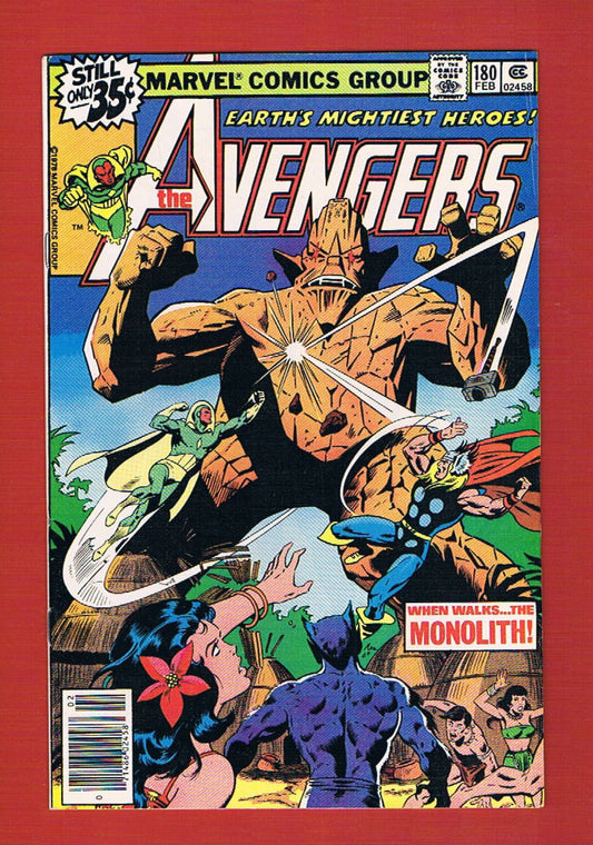 Avengers #180 (Feb 1979), 8.0 VF Newsstand