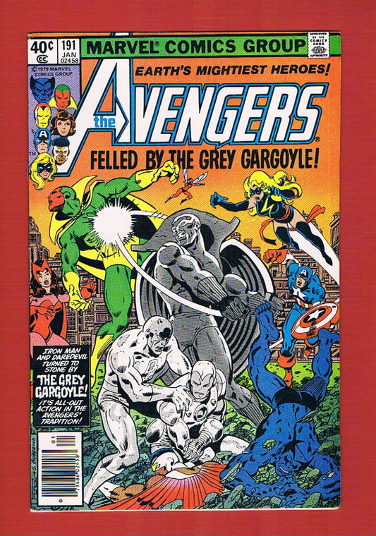 Avengers #191 (Jan 1980), 8.5 VF+ Newsstand