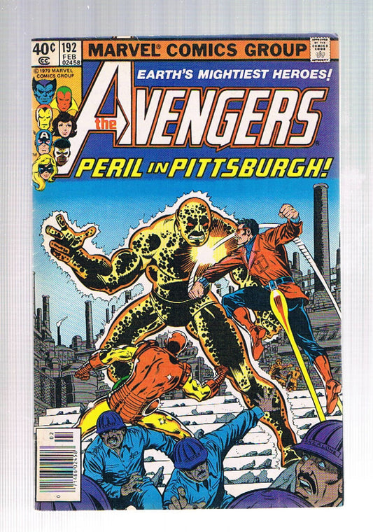 Avengers #192 (Feb 1980), 7.5 VF- Newsstand