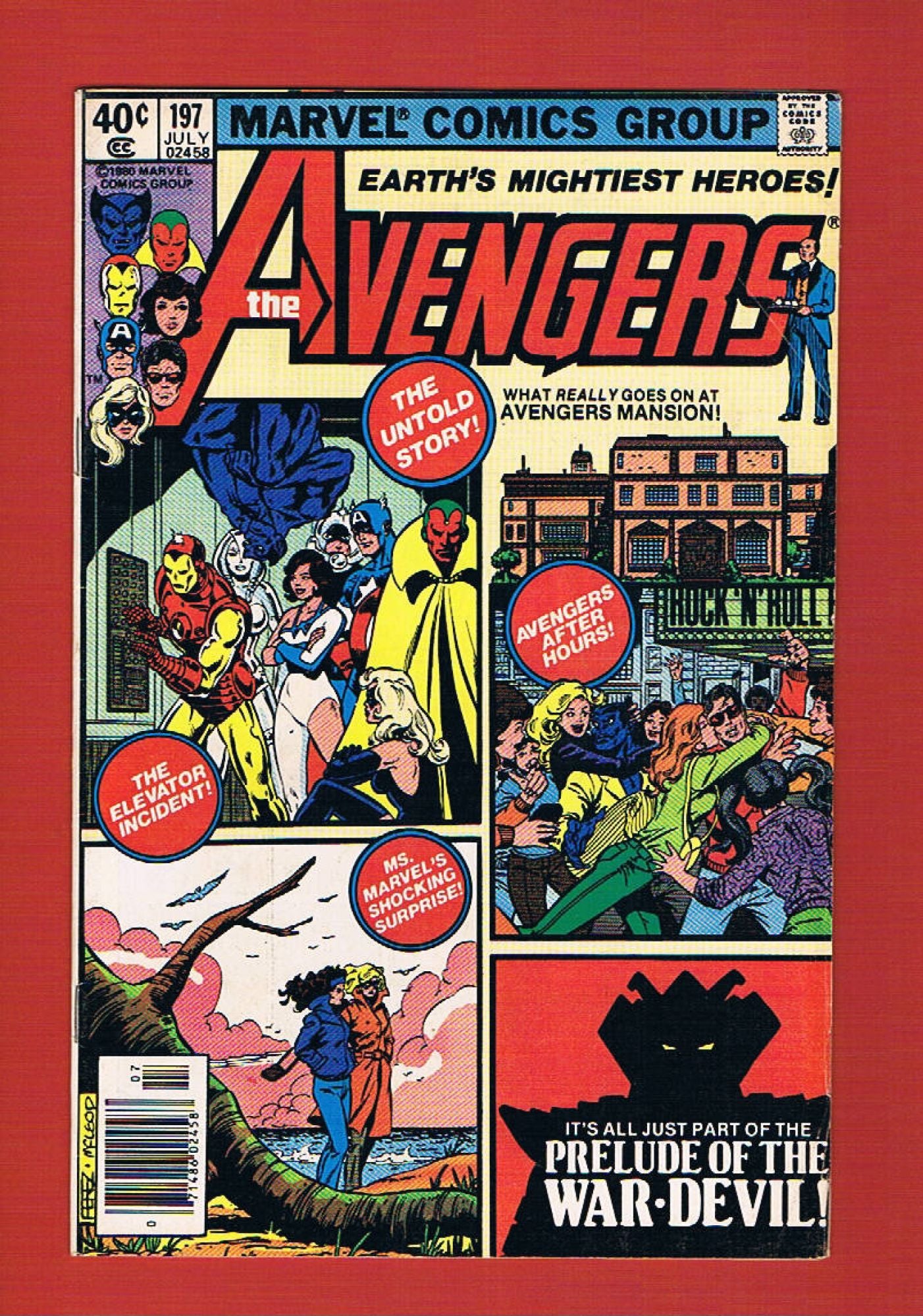 Avengers #197 (Jul 1980), 7.0 FN/VF Newsstand