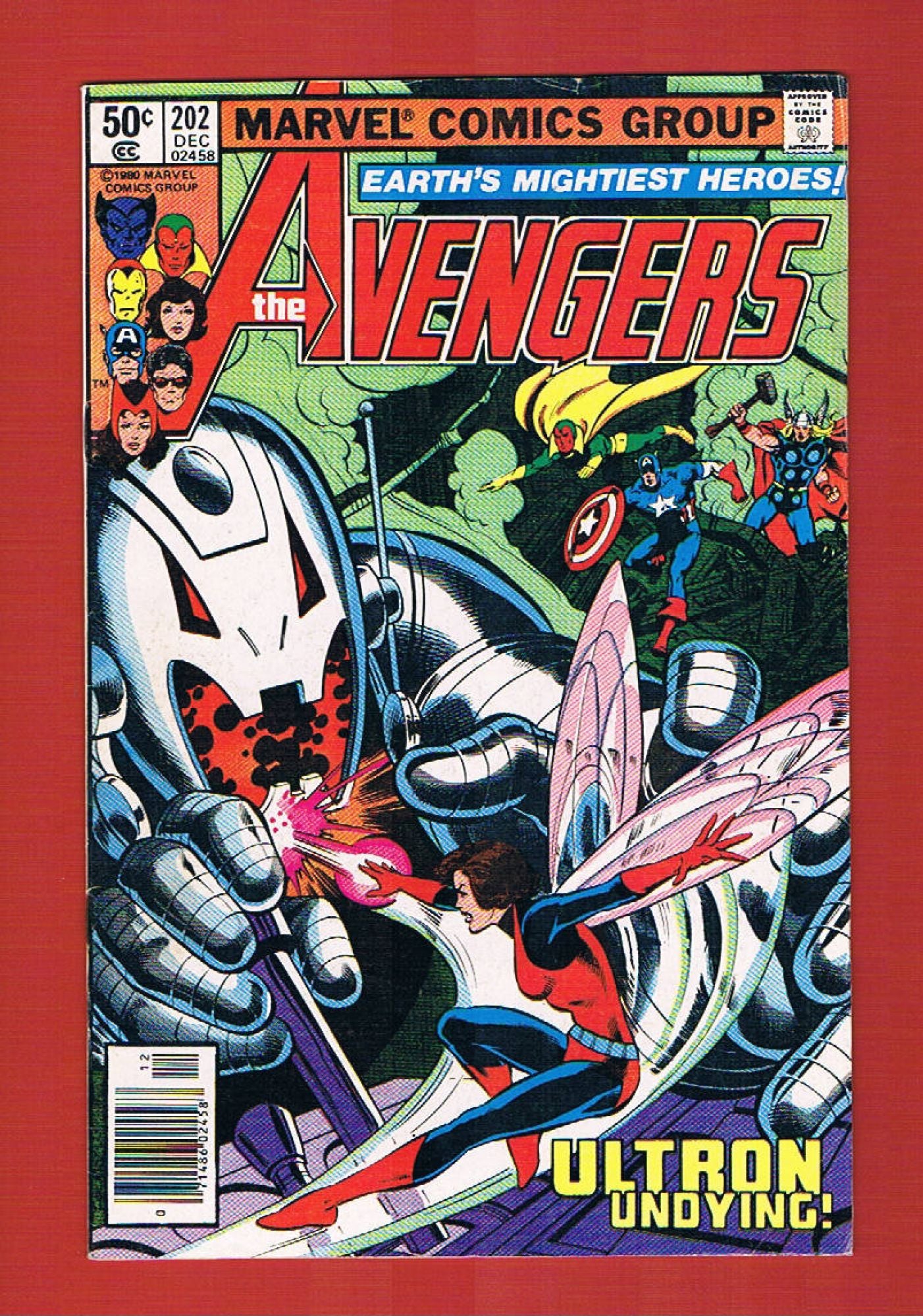 Avengers #202 (Dec 1980), 7.5 VF- Newsstand