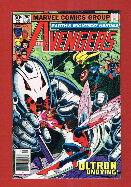 Avengers #202 (Dec 1980), 7.5 VF- Newsstand