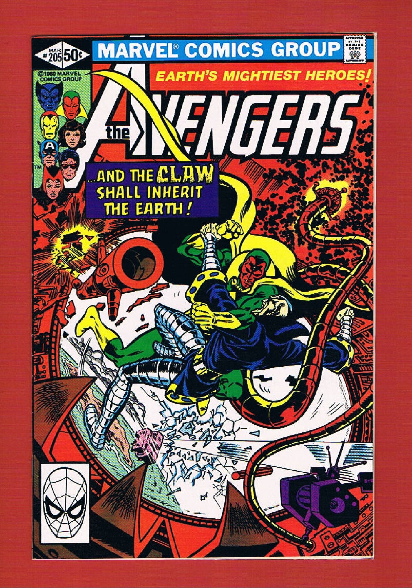 Avengers #205 (Mar 1981), 9.2 NM-