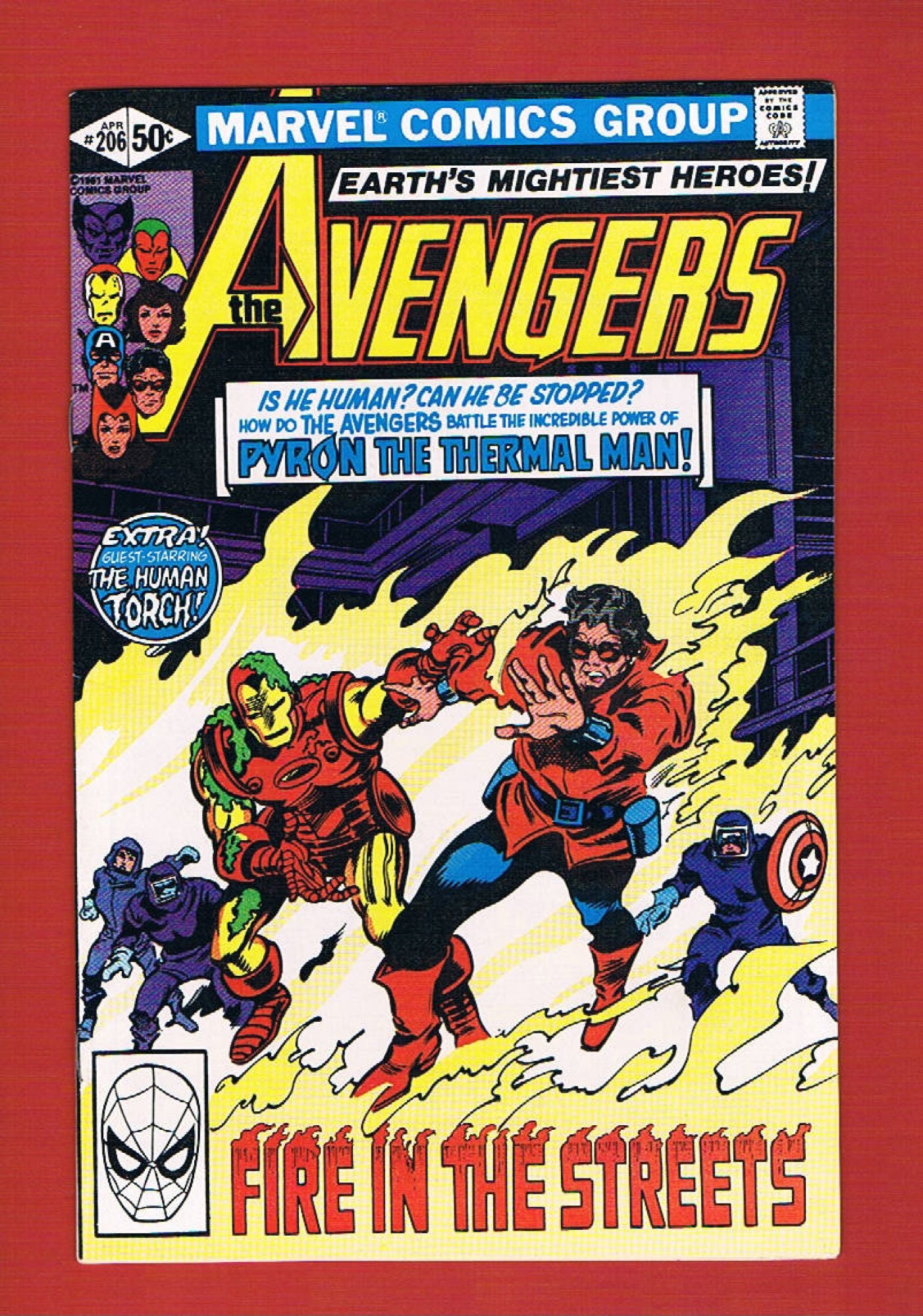 Avengers #206 (Apr 1981), 9.2 NM-