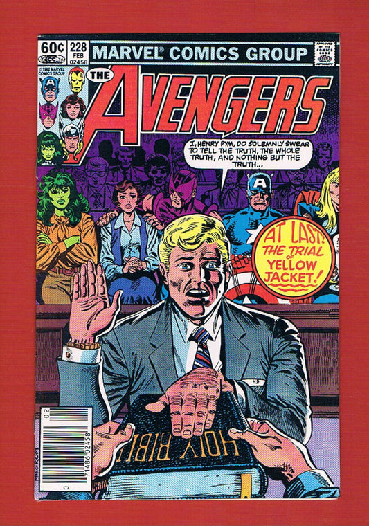 Avengers #228 (Feb 1983), 8.5 VF+ Newsstand