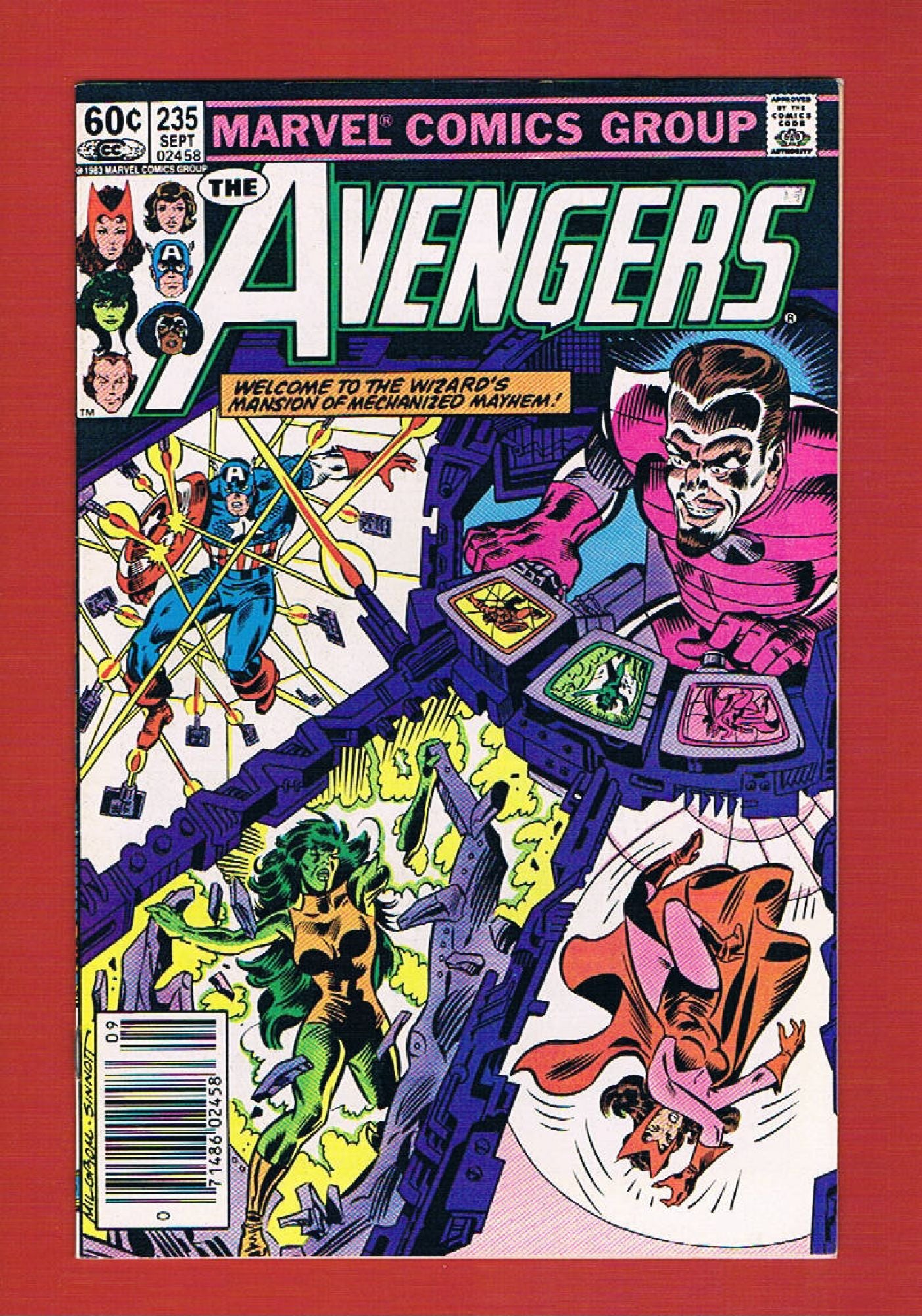 Avengers #235 (Sep 1983), 8.5 VF+ Newsstand