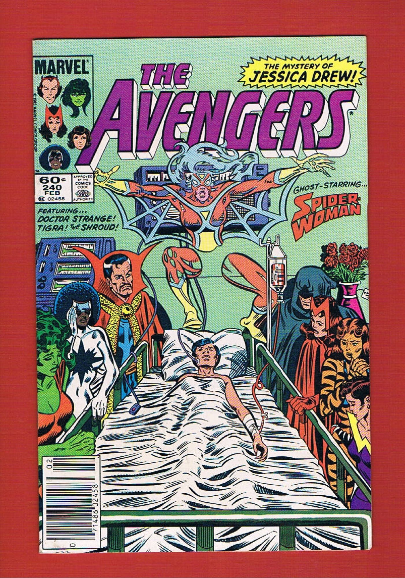 Avengers #240 (Feb 1984), 8.5 VF+ Newsstand