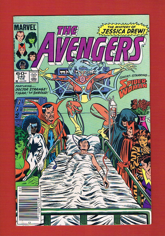 Avengers #240 (Feb 1984), 8.5 VF+ Newsstand