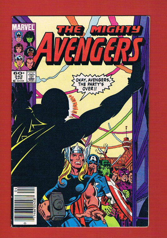 Avengers #242 (Apr 1984), 8.0 VF Newsstand