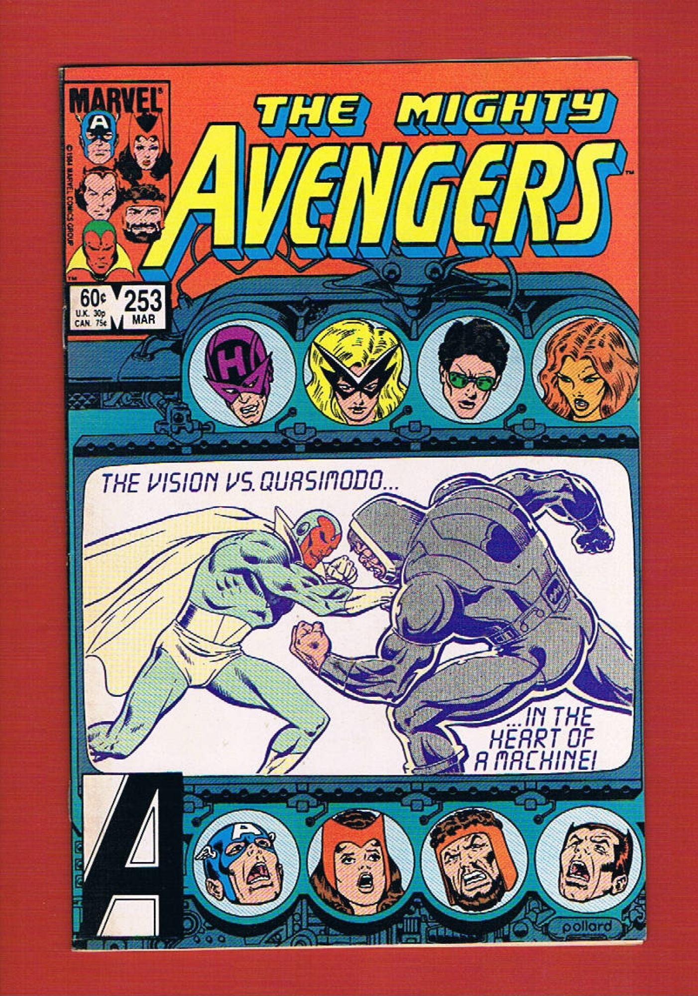 Avengers #253 (Mar 1985), 8.5 VF+