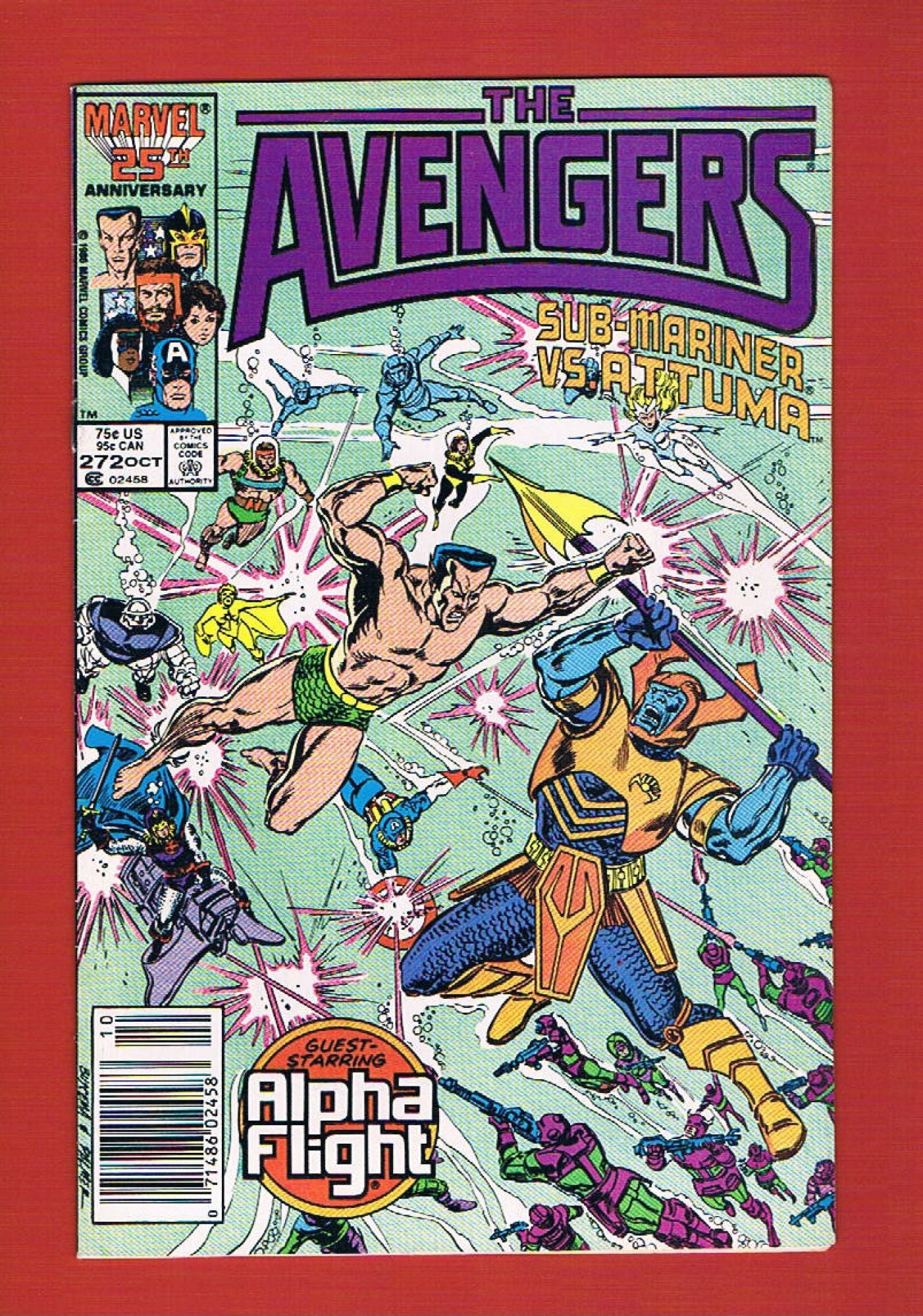 Avengers #272 (Oct 1986), 8.5 VF+ Newsstand