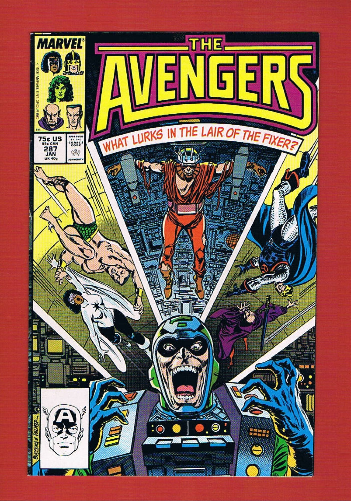 Avengers #287 (Jan 1988), 9.2 NM-